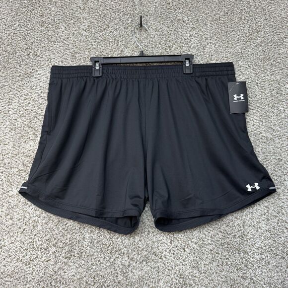 Under Armour Active Wear Knit Shorts Womens 3XLMid Length Loose New With Tags - Picture 1 of 12